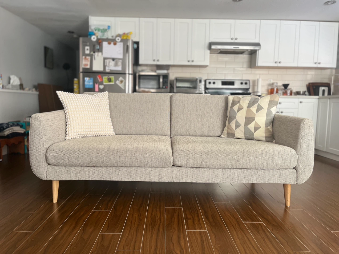 Grey 3-Seat Couch