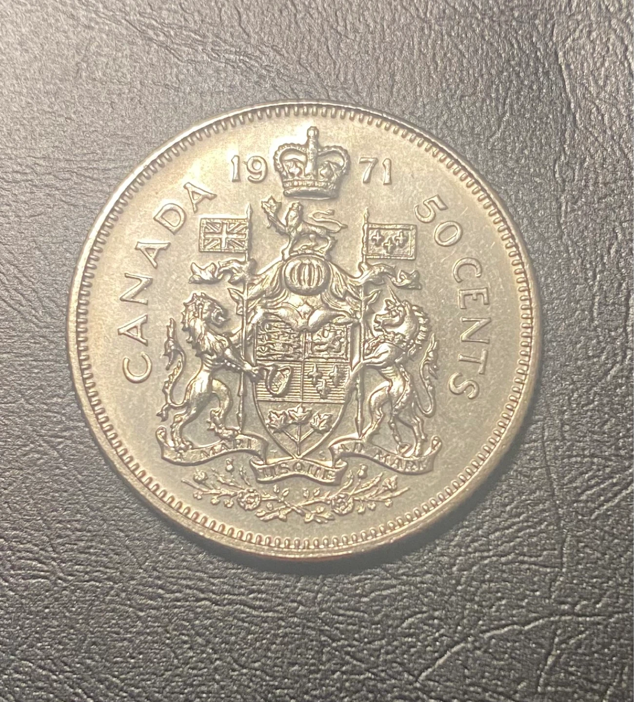 1971 Canada 50 Cents Coin