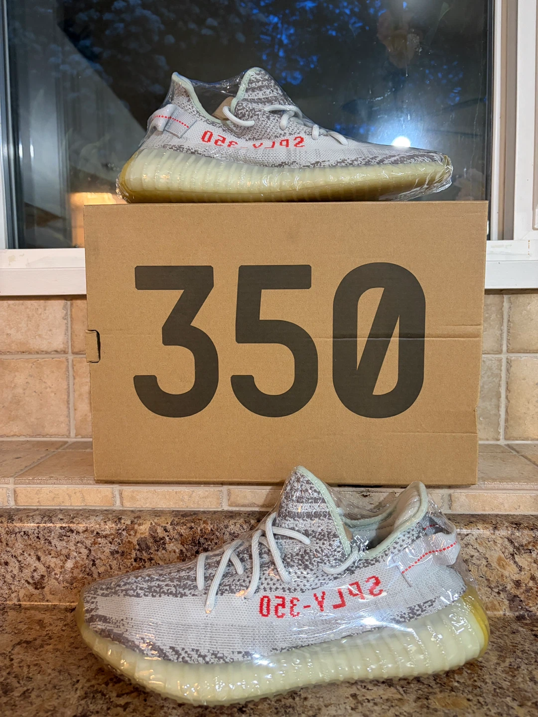 Adidas Yeezy Boost 350 V2 "Beluga Reflective" Size 9