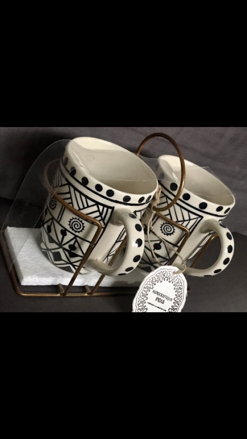 Lovely Mug Set - ✨NEW w/Metal Holder - photo 2
