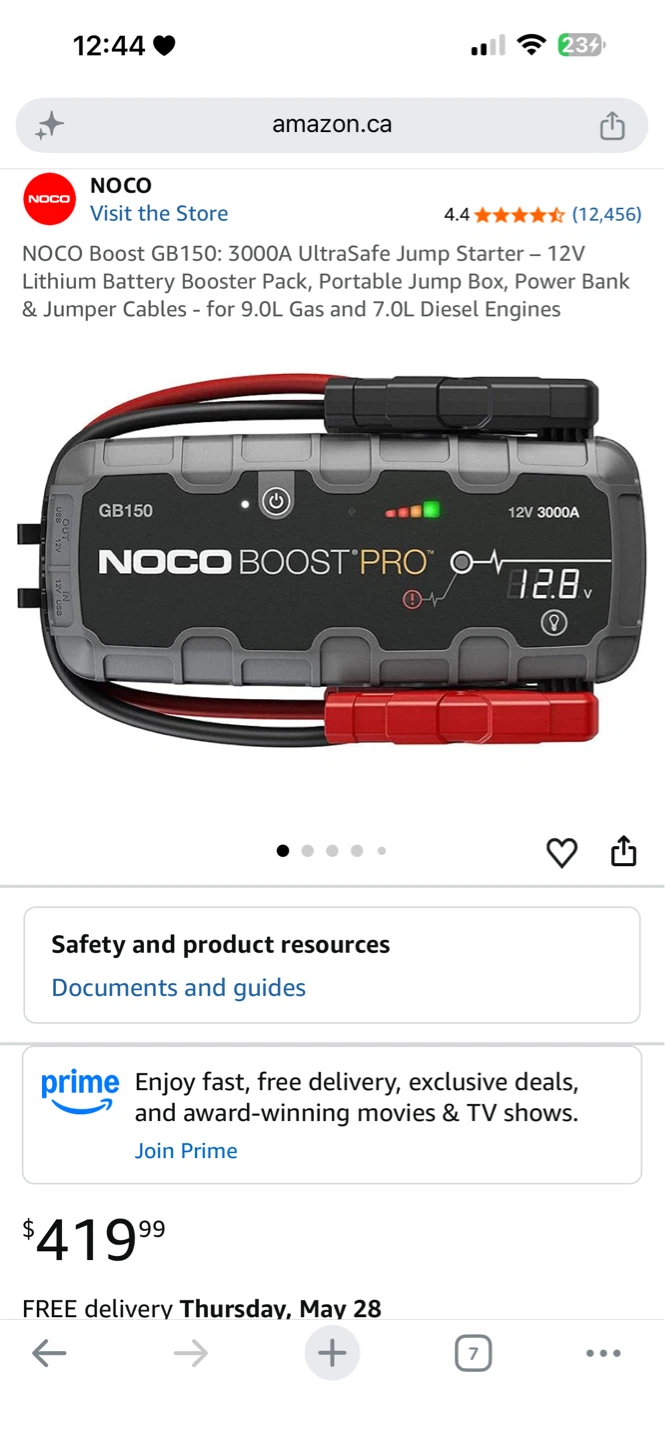 NOCO Boost GB150 Jump Starter