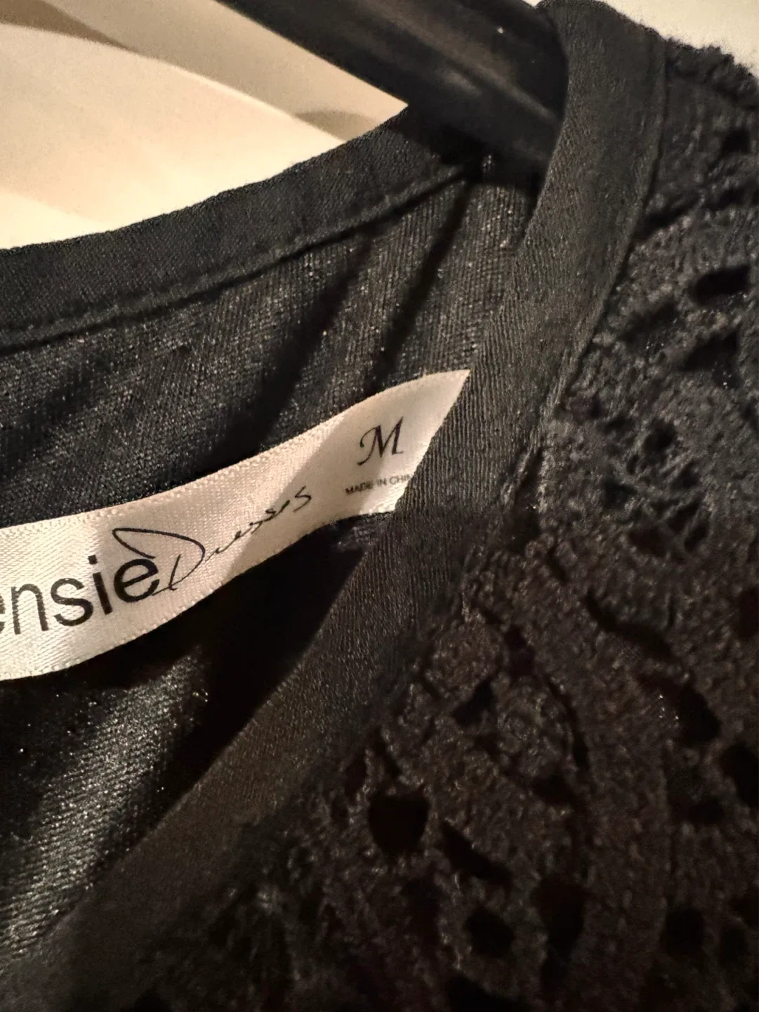 Kensie Dresses Black Lace Top - Size M - photo 3