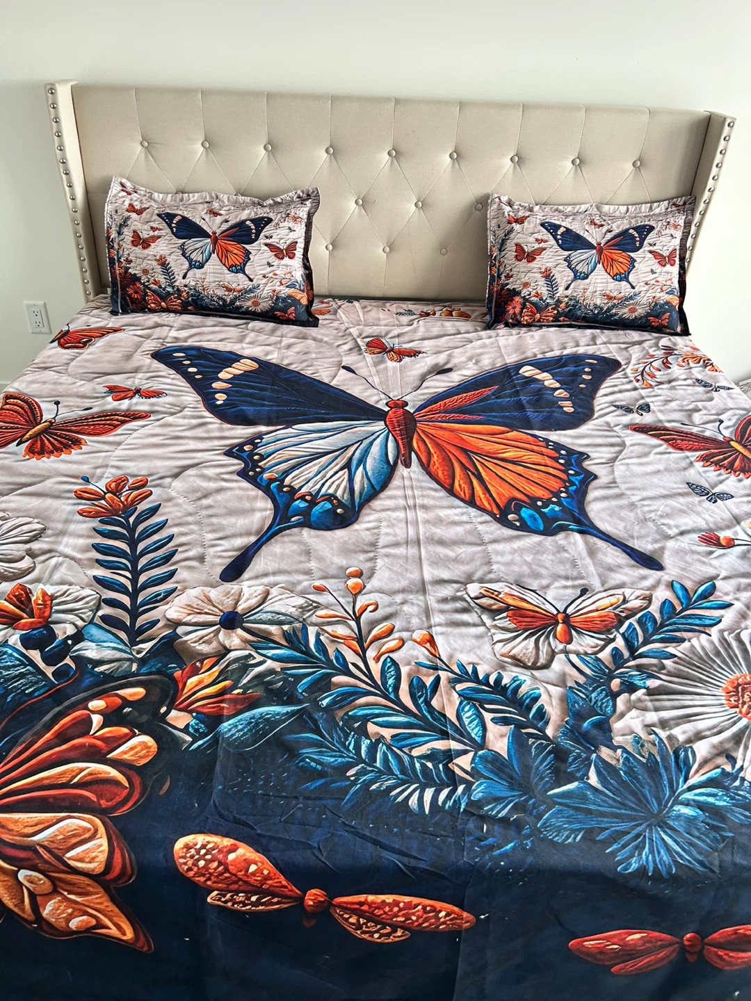 Floral King size bedsheet set