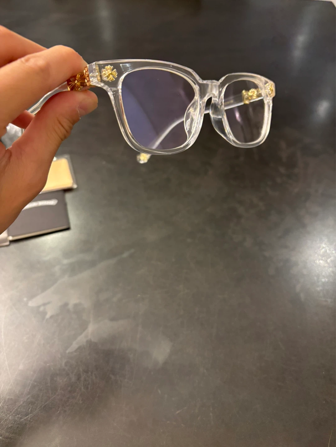 Chrome Hearts Glasses with Case - photo 2