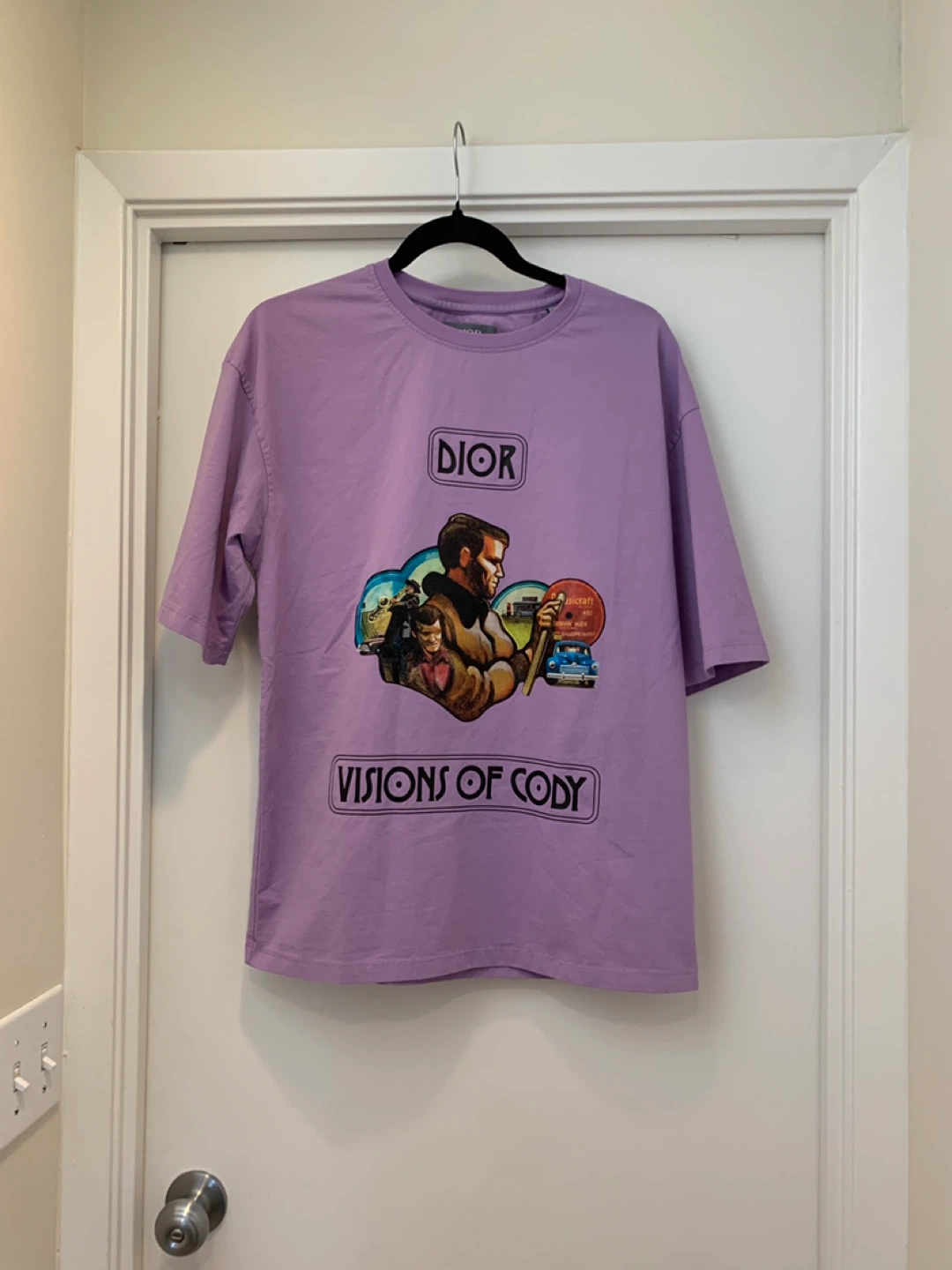 Dior Visions of Cody T-Shirt Lavender Size L