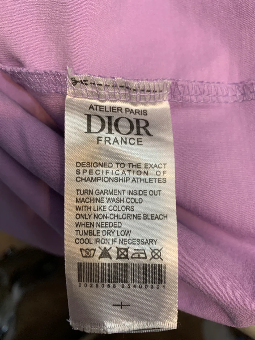 Dior Visions of Cody T-Shirt Lavender Size L - photo 5