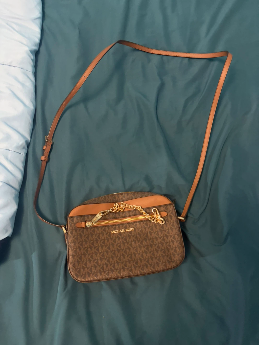 Michael Kors Signature Logo Camera Bag