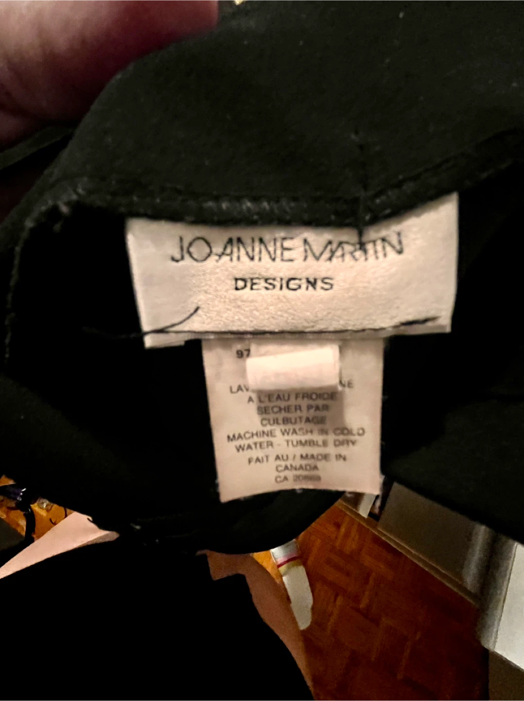 JOANNE MARTIN DESIGNS Black Wide-Leg Pants - photo 2