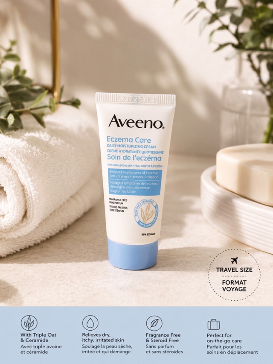 Aveeno Eczema Care Daily Moisturizing Cream 75mL Tubes