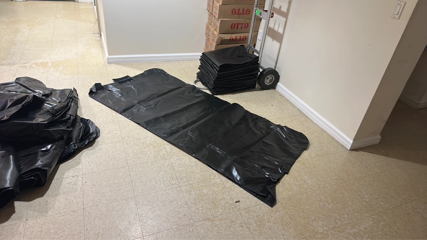 Guard railing covers black rainproof
