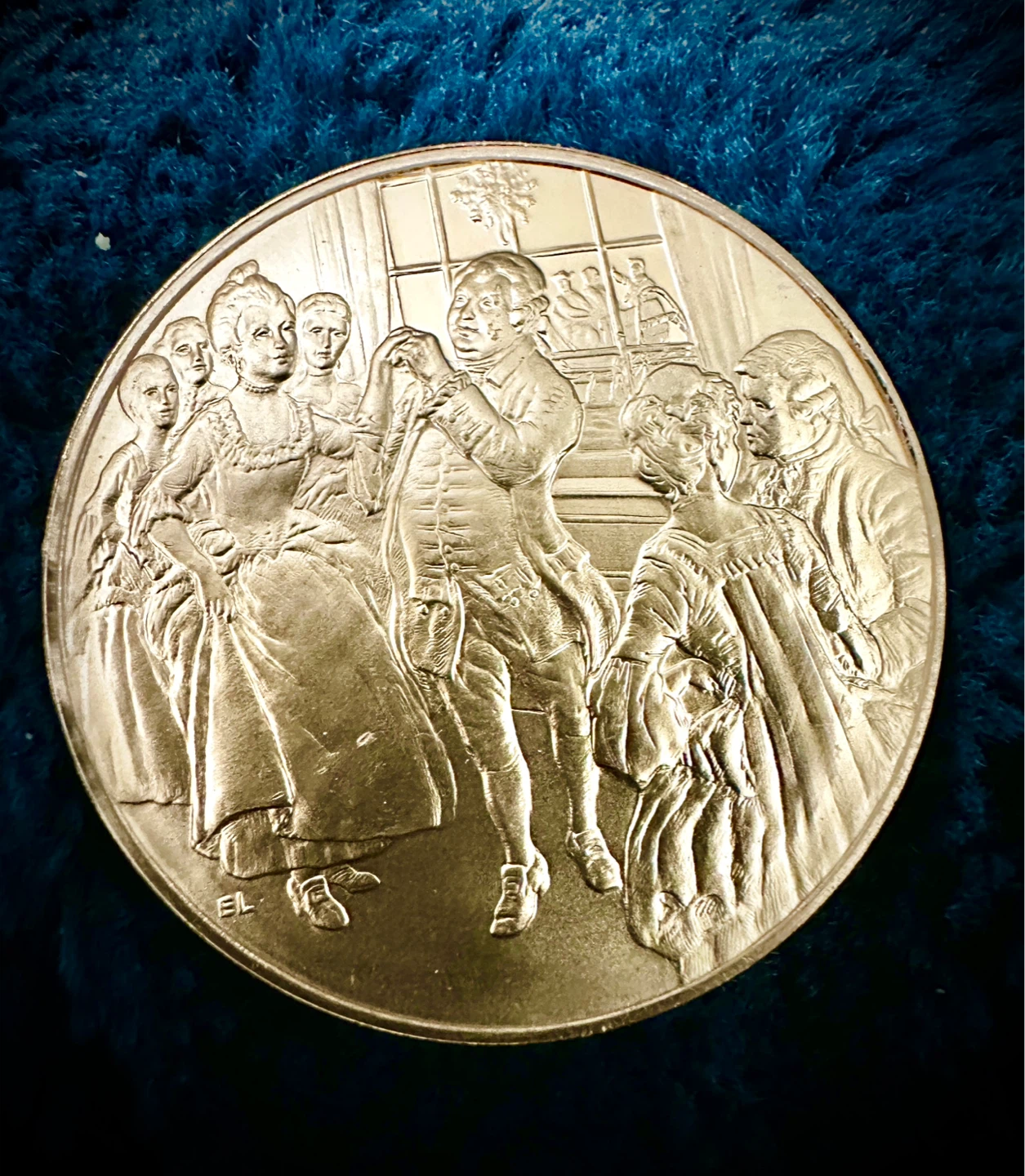 1975 Commemorative Medal - "First Winter Sleigh Ride"