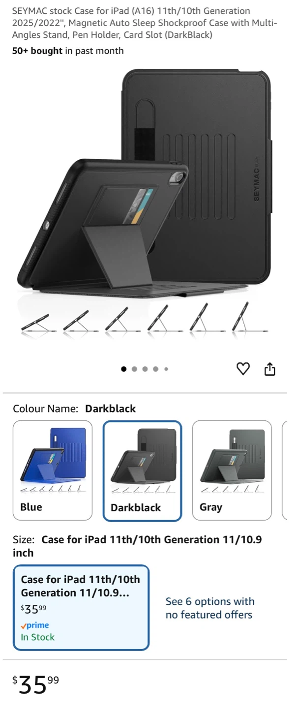 iPad tough case (A16) 11th 10th Gen 2025/2022 - photo 2