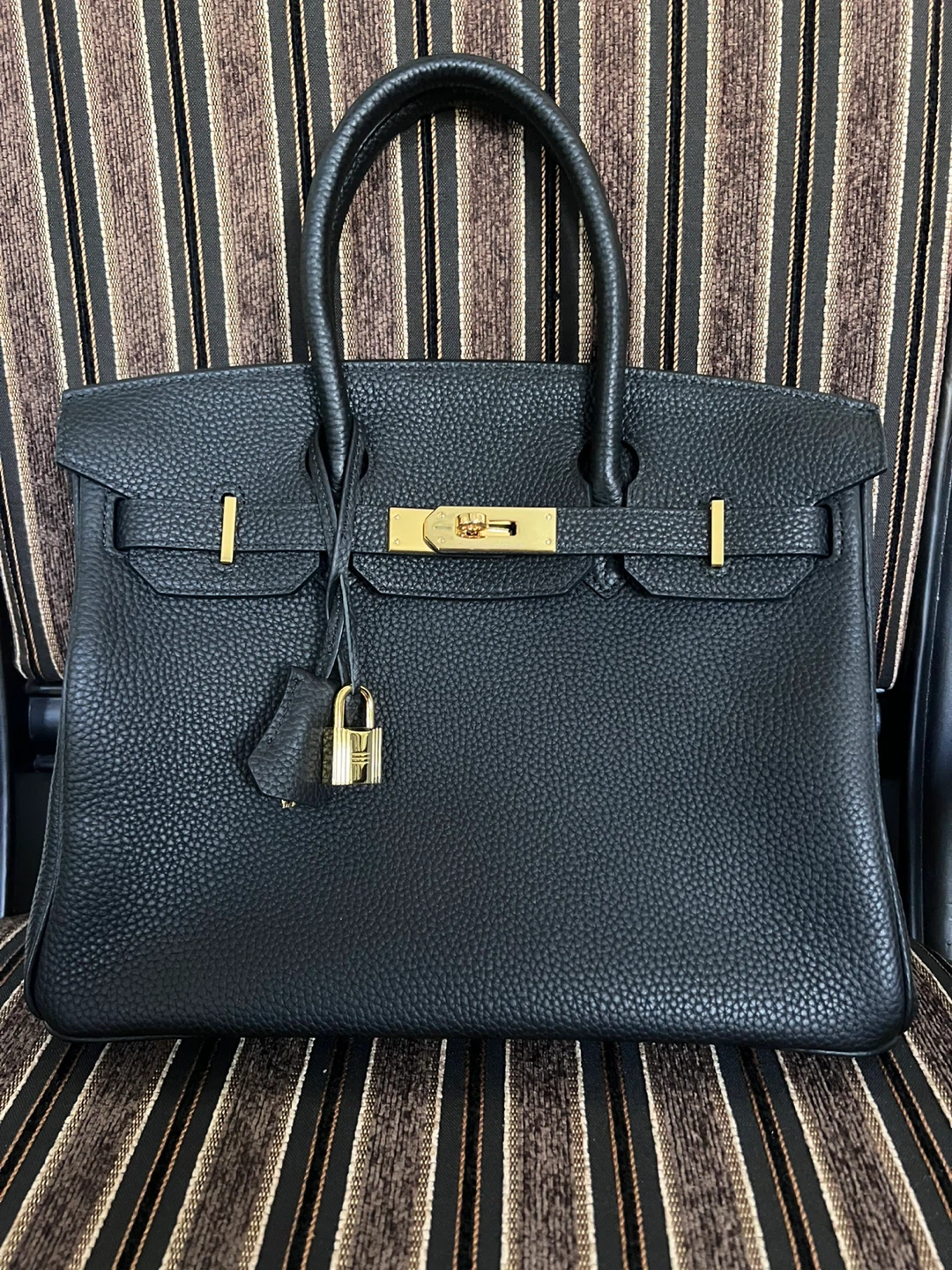 Real Leather H Purse