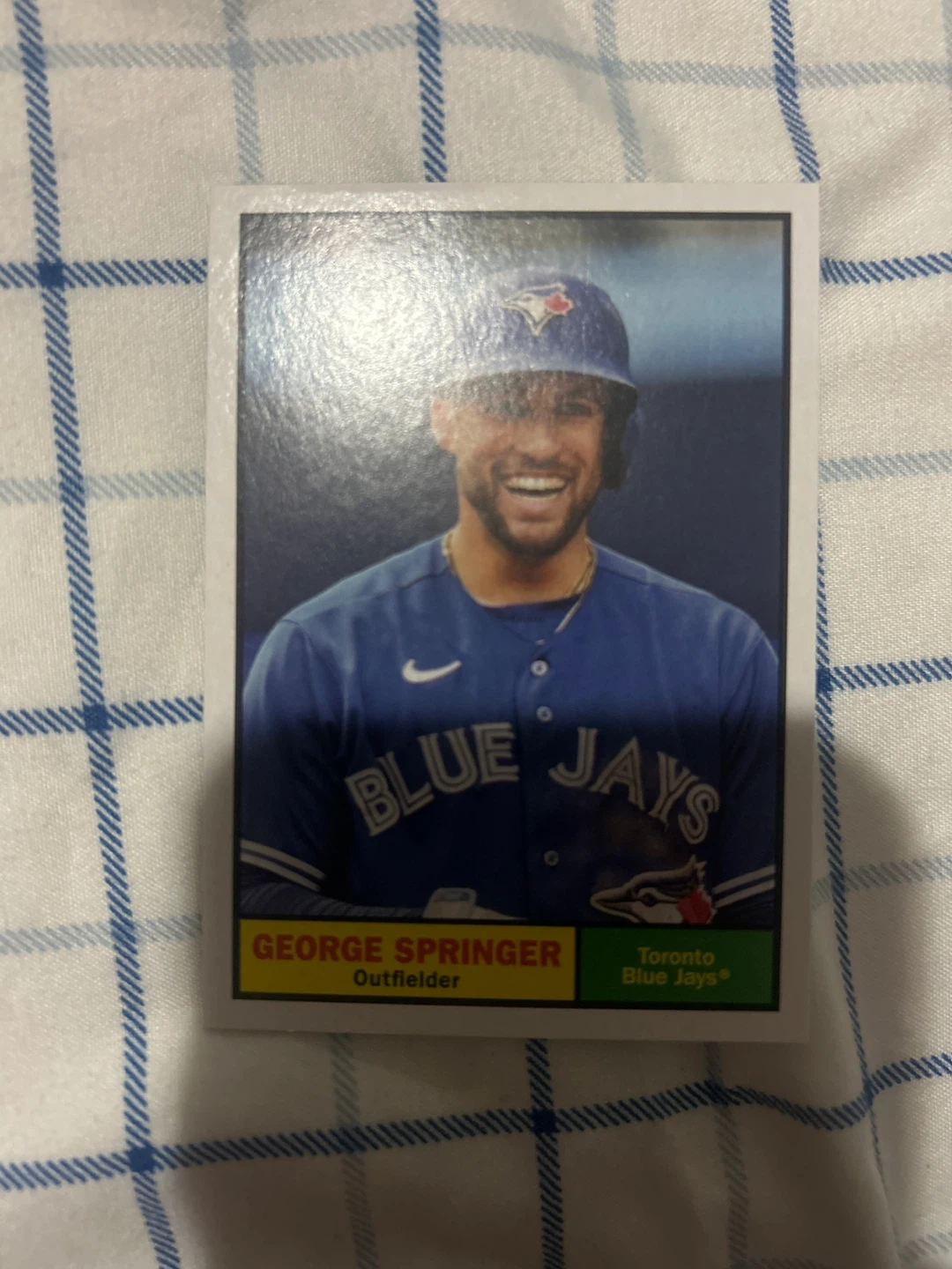 George Springer Outfielder Baseball Card