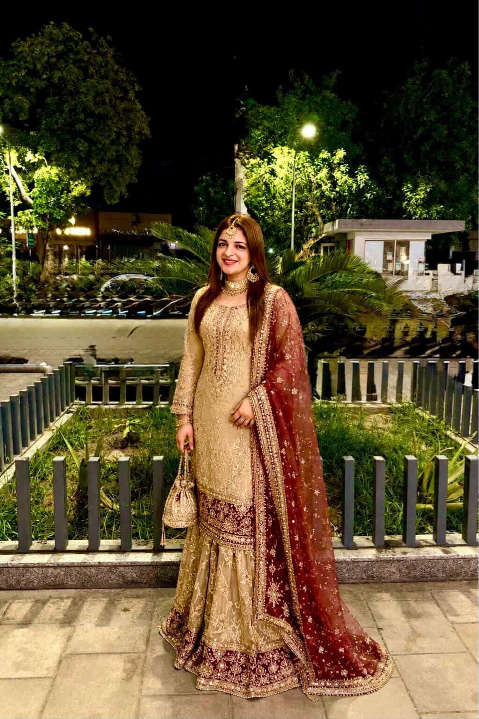 Women's Embellished Sharara Suit