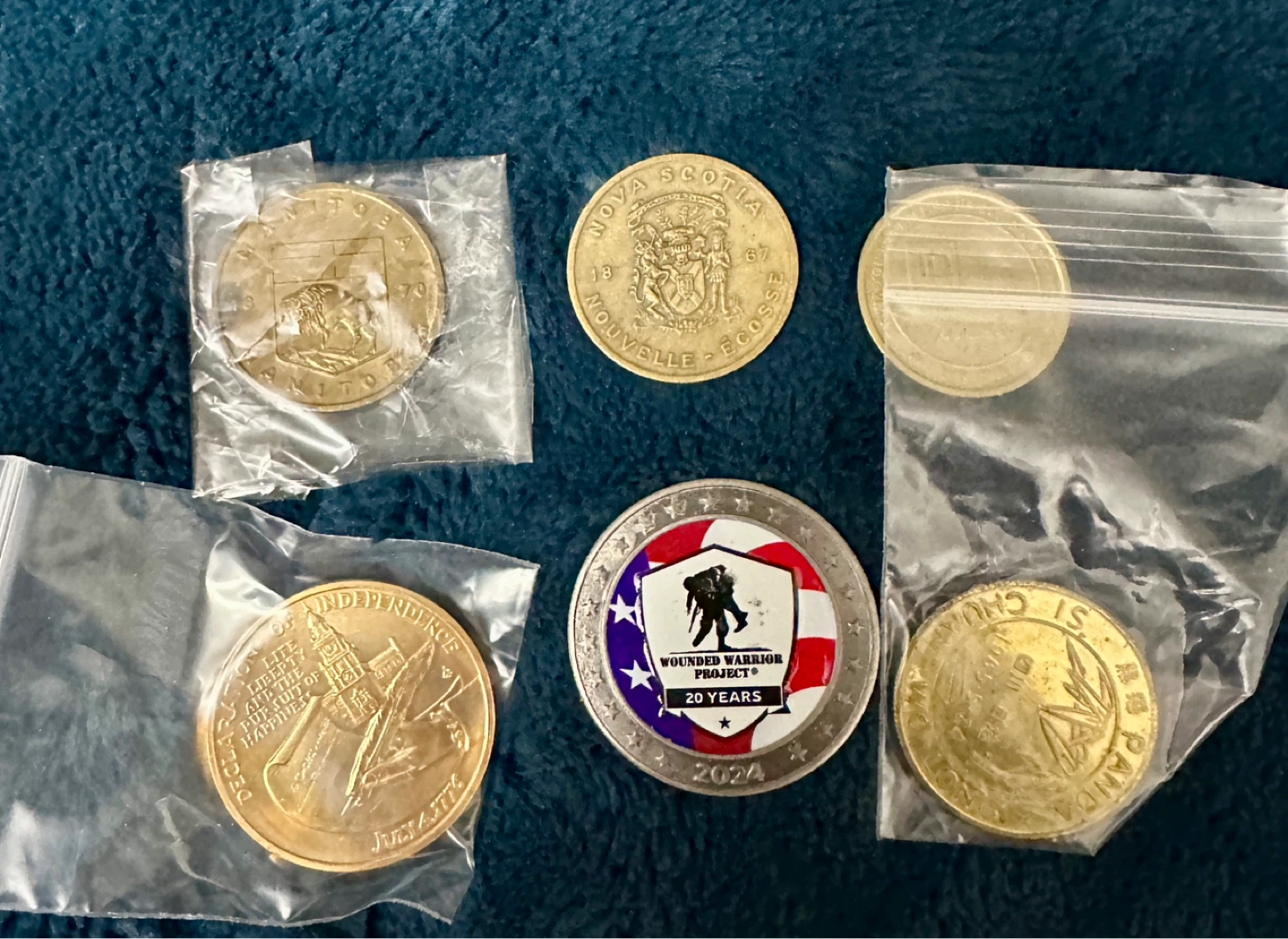 Collection of 5 Commemorative Coins - photo 2