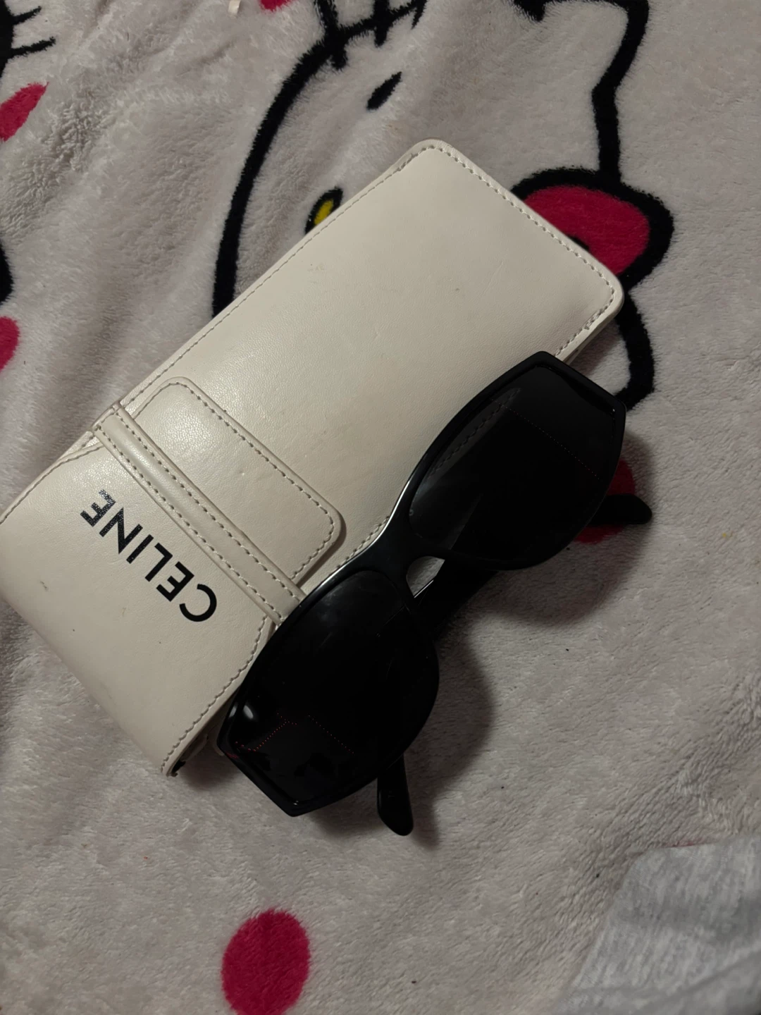 CELINE Black Sunglasses with Case