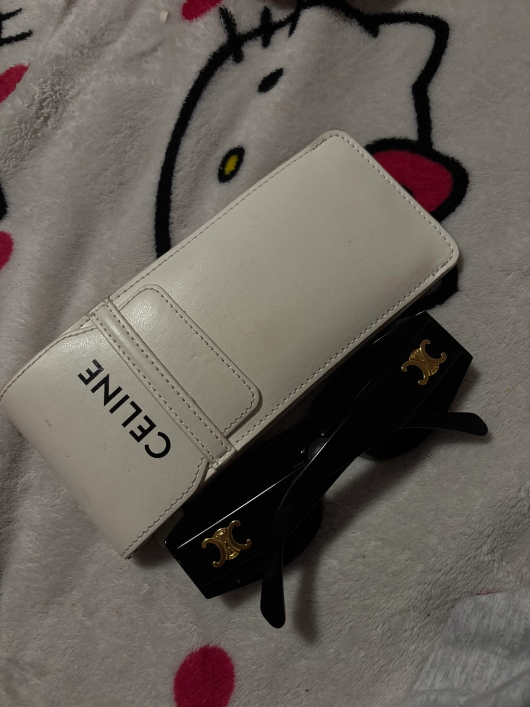 CELINE Black Sunglasses with Case - photo 2