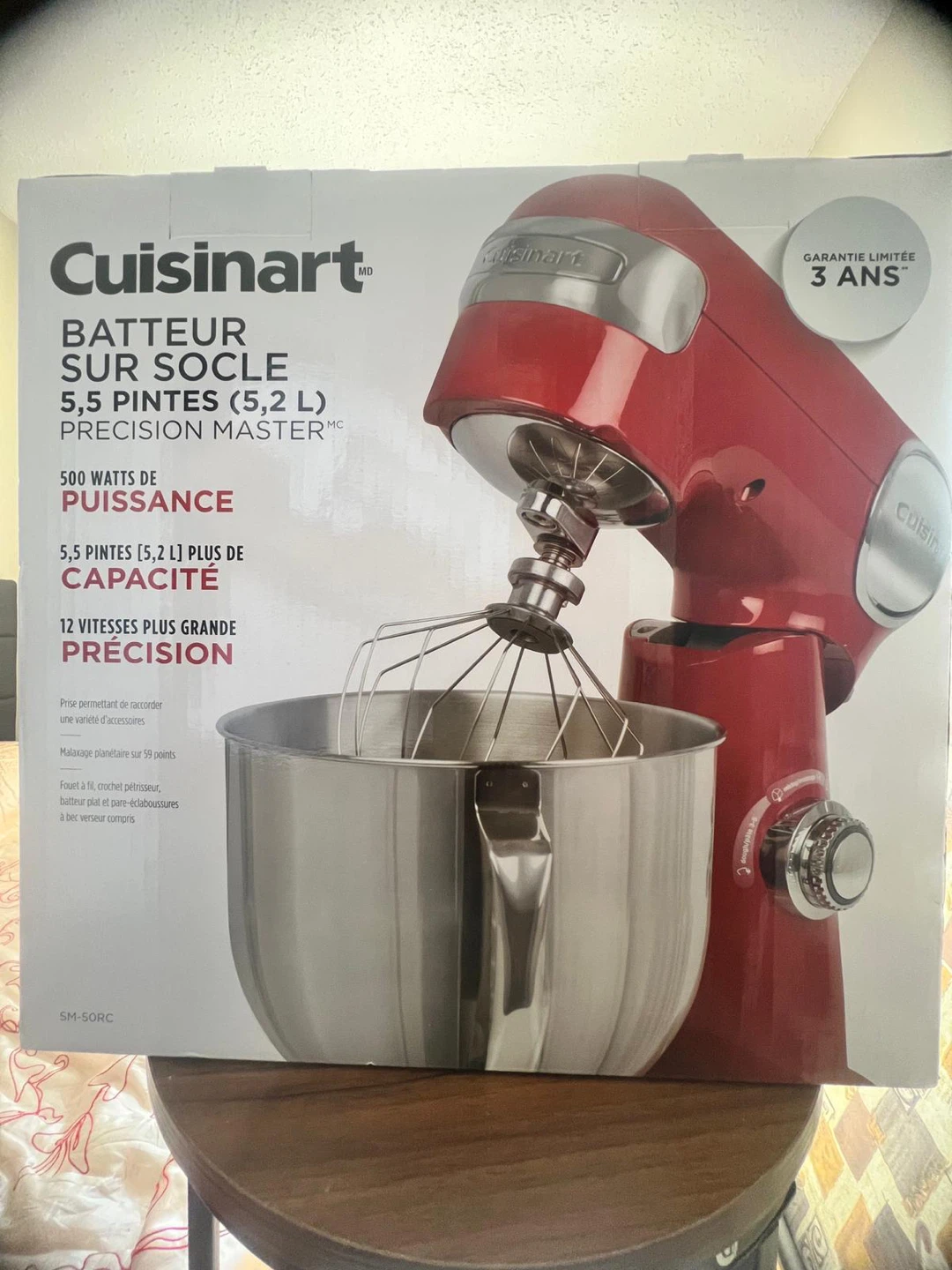 Cuisinart SM-50RC Precision Master Stand Mixer - Red - photo 2