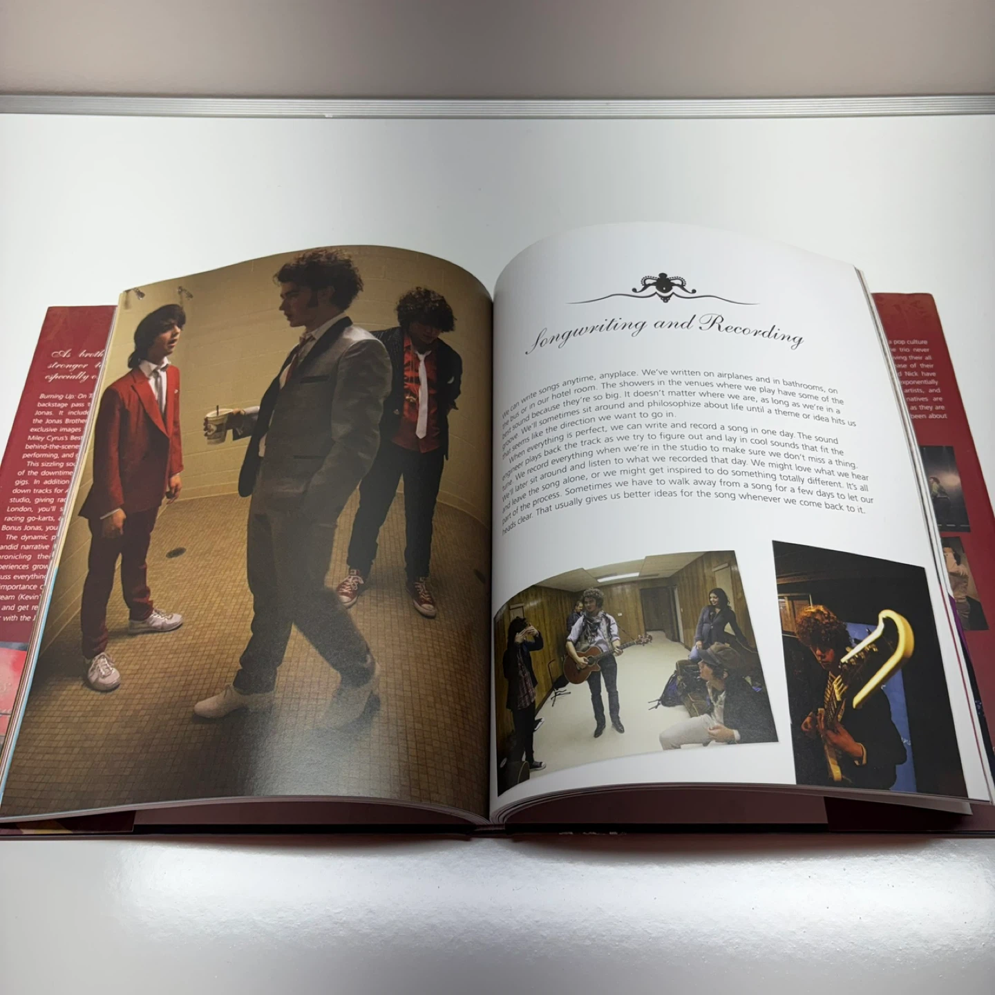 Burning Up: On Tour With The Jonas Brothers Hardcover Book - photo 4