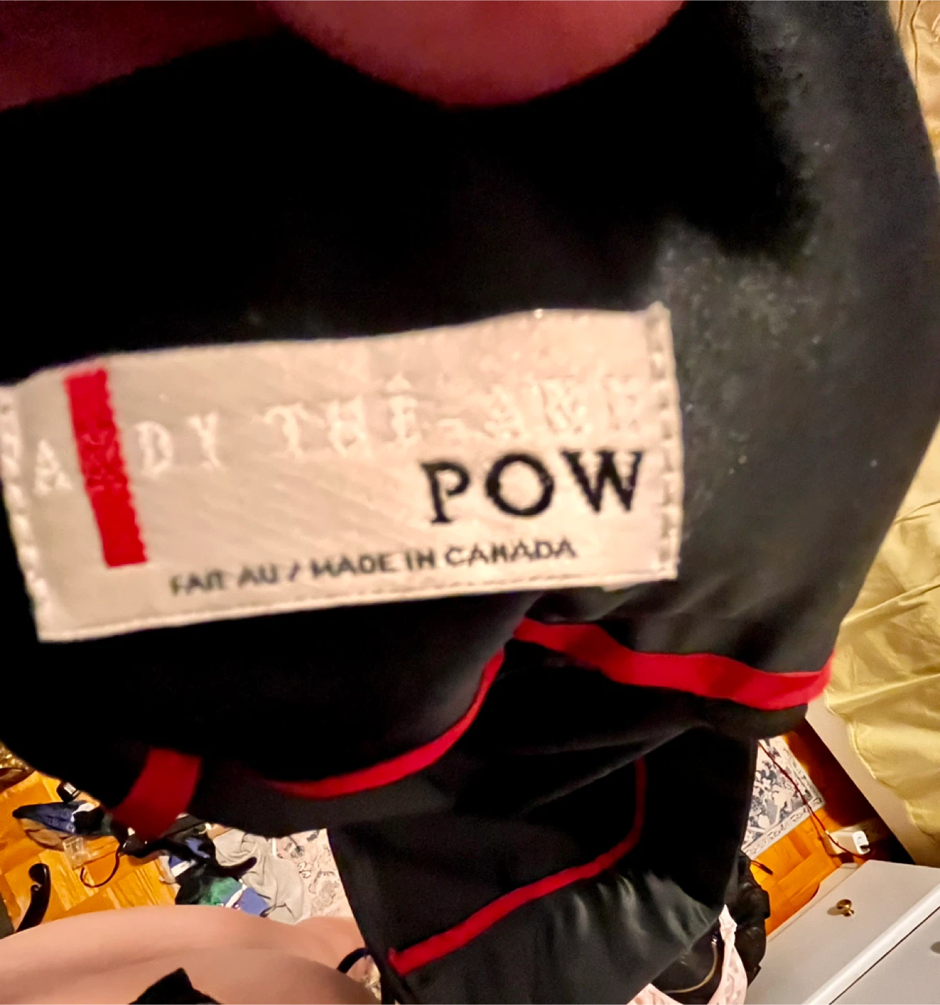 Andy The Anh designer Black POW Trousers - Made in Canada - photo 3