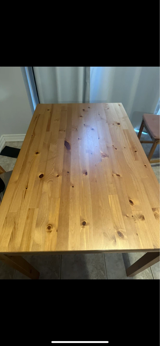 IKEA VIKA GLASBERGEN Pine Dining Table