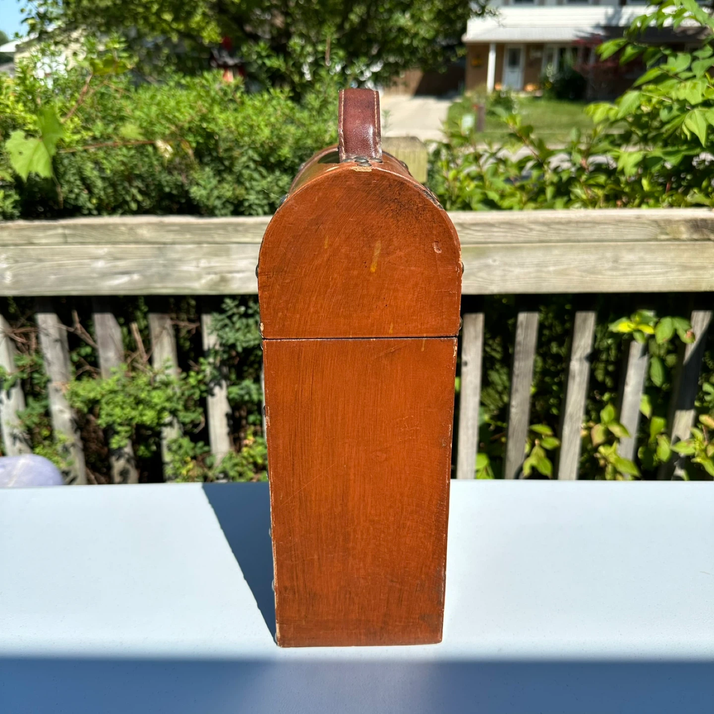Antique Luxury Wine carrying case for 2 bottles - photo 2