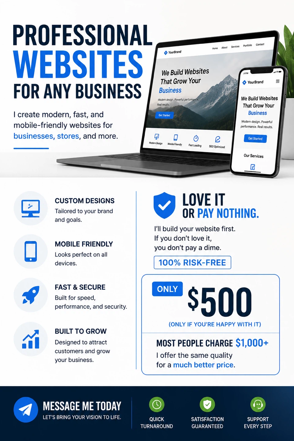🚀 PROFESSIONAL WEBSITE DESIGN FOR LOCAL BUSINESSES 🚀