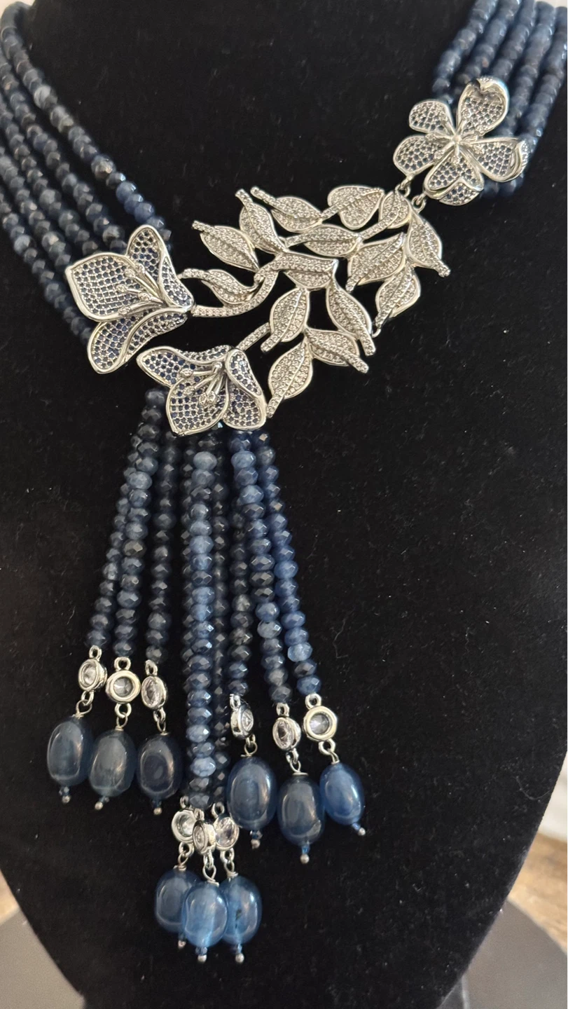 Nano setting sapphire long mala - photo 2