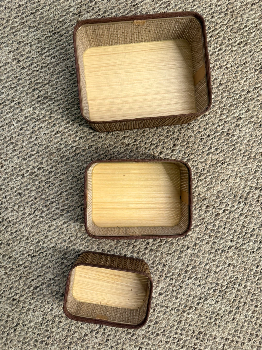 Set of 3 Woven Storage Baskets - photo 2