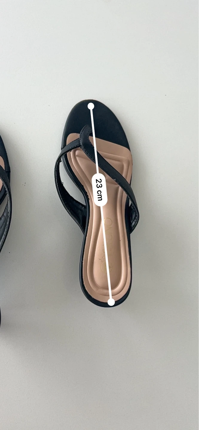 Via Uno Black Kitten Heel Sandals – Brazilian Quality Sz 6 - photo 5