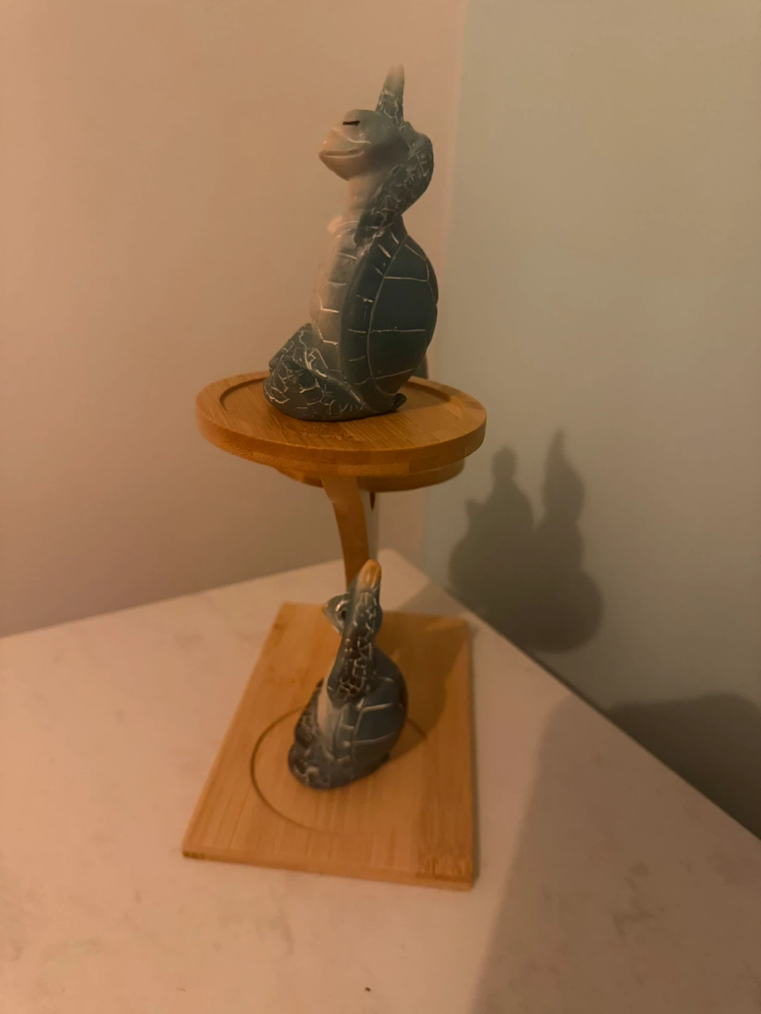 Zen Turtle Figurine Set with Bamboo Stand - photo 4