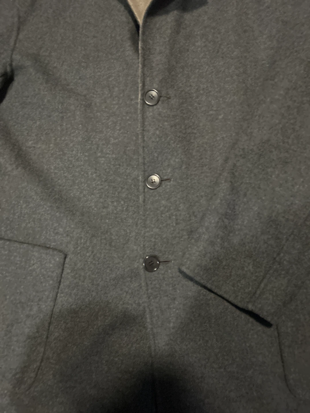 Reversible Wool Blend Coat (negotiable) unisex - photo 2