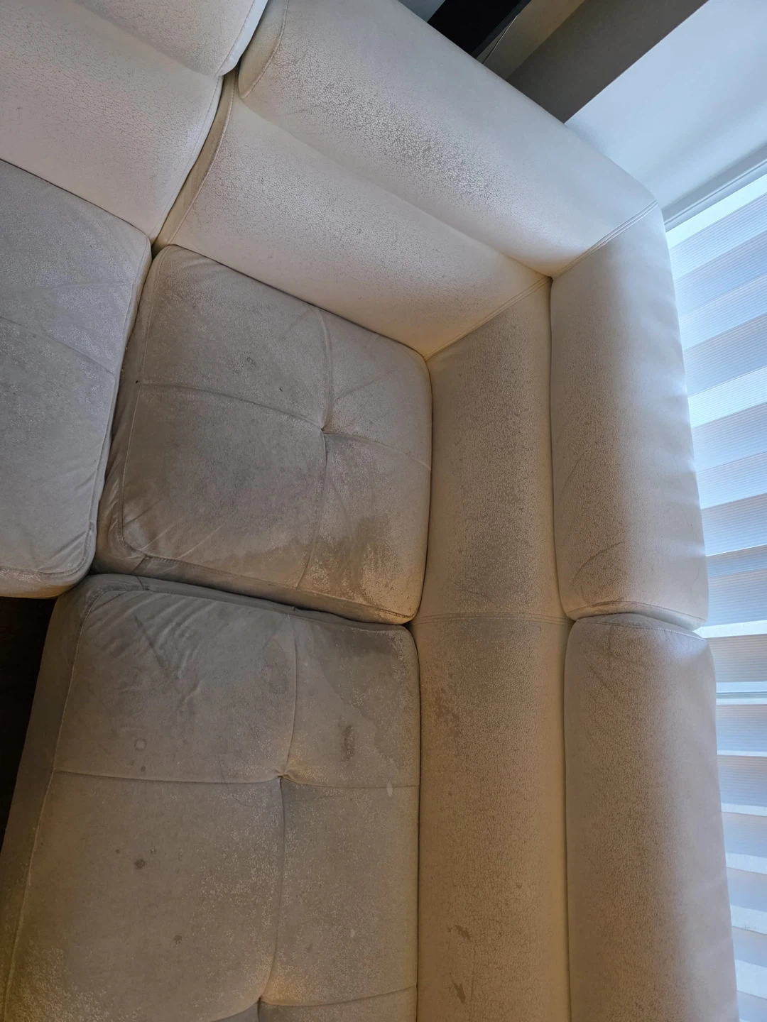 Cream Sectional Sofa - photo 3