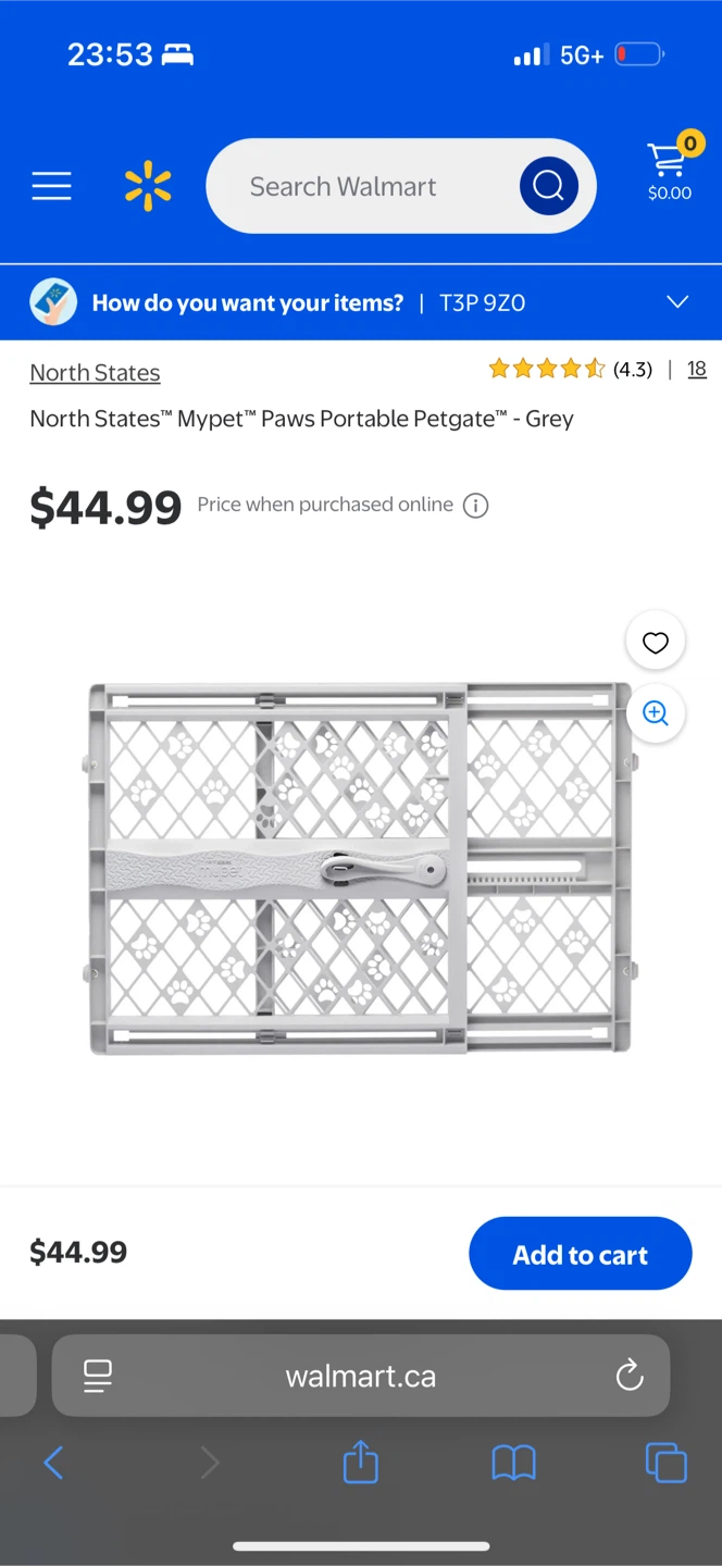 Portable Petgate - Grey