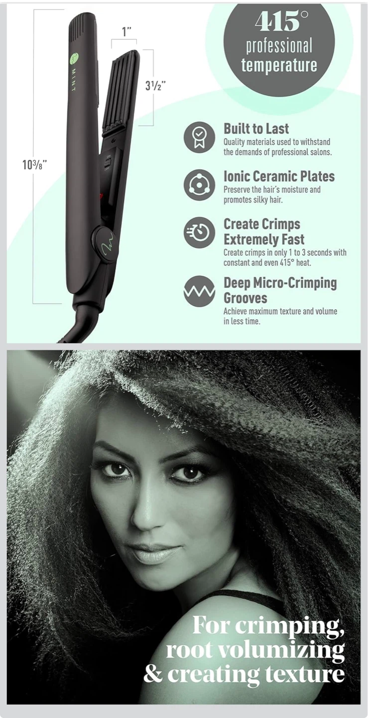 MINT Professional 1" Crimper Iron - photo 4