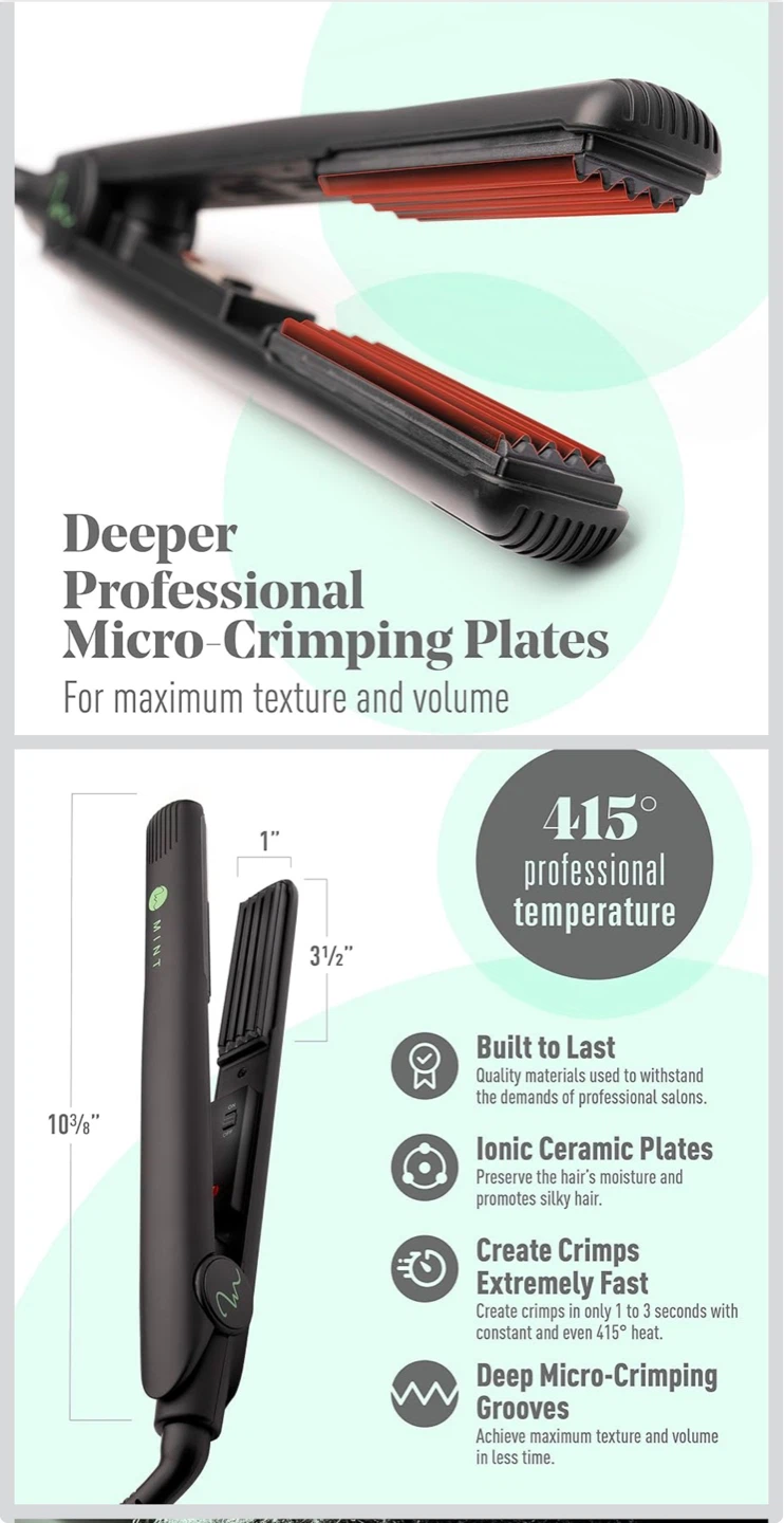 MINT Professional 1" Crimper Iron - photo 3