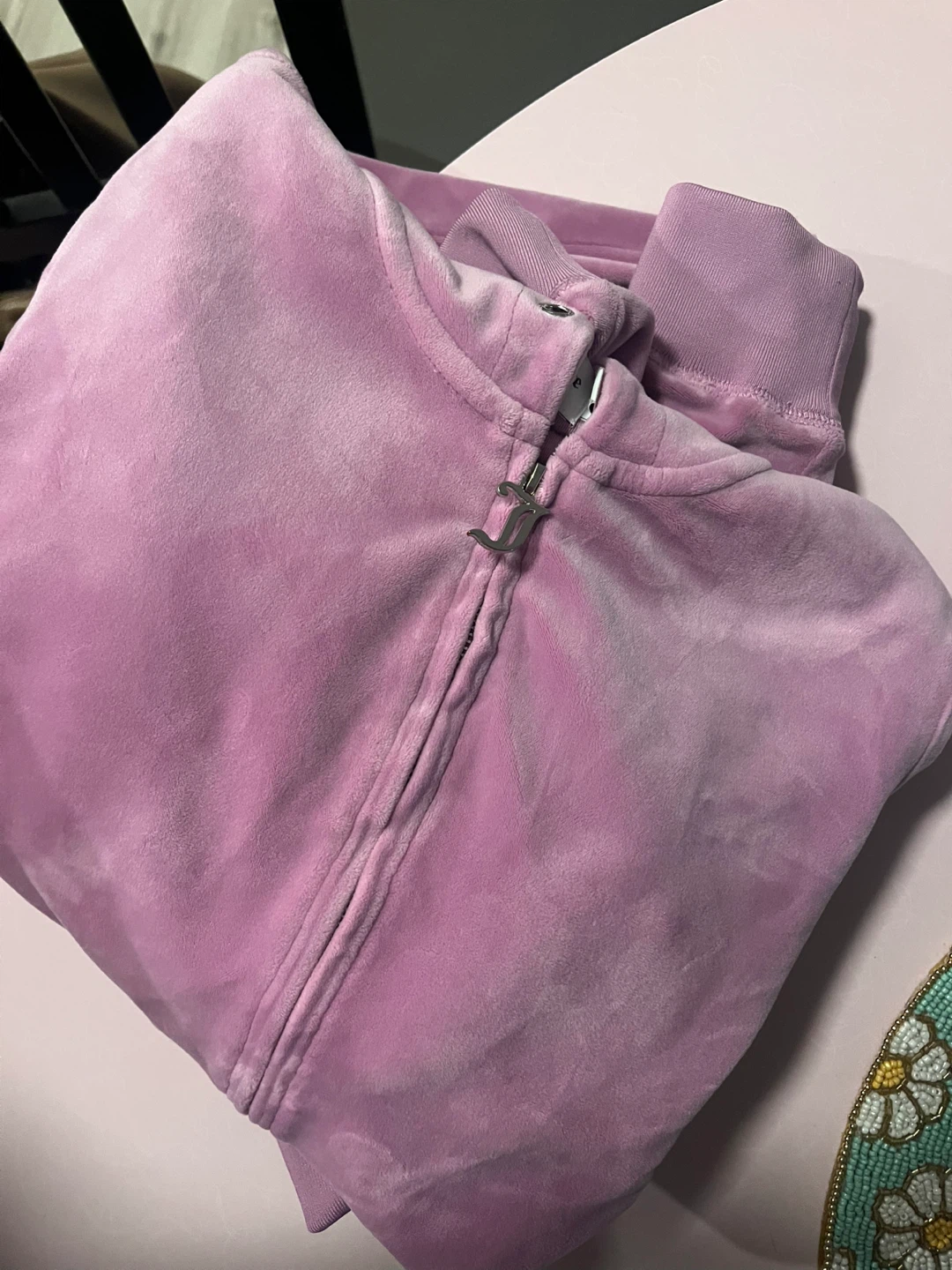 Juicy Couture Velour Zip-Up Hoodie - photo 2