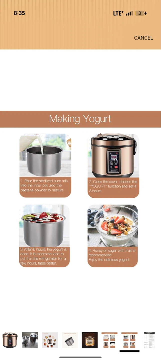 Multi-function Food Grade Stainless Steel Inner Pot - photo 2