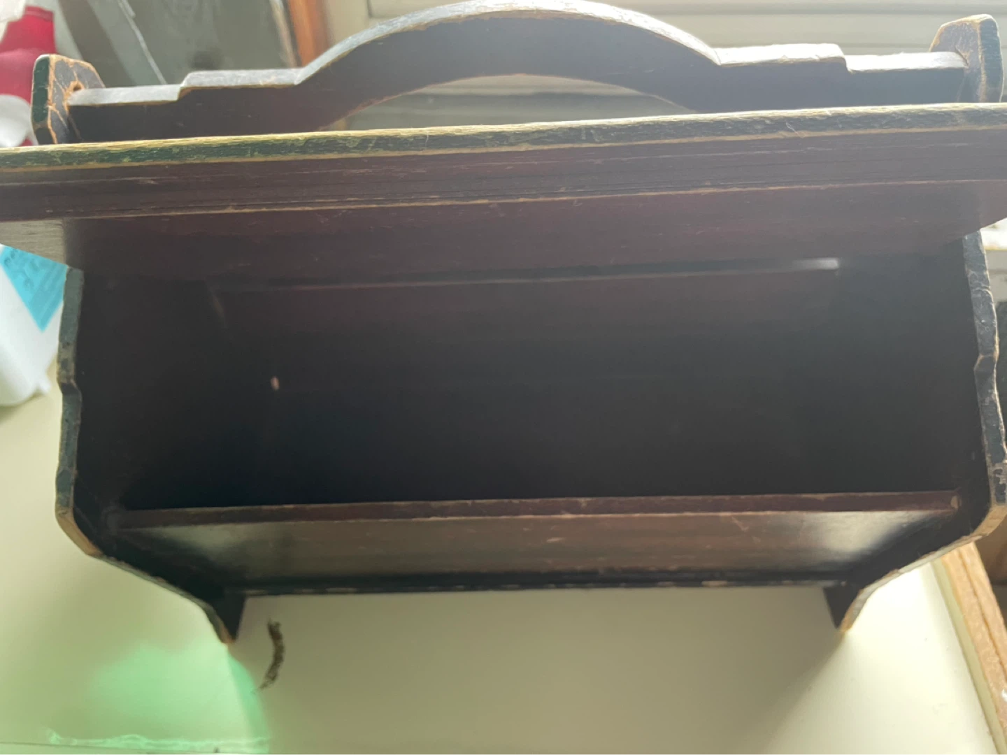 Vintage Wooden Sewing Box - photo 4