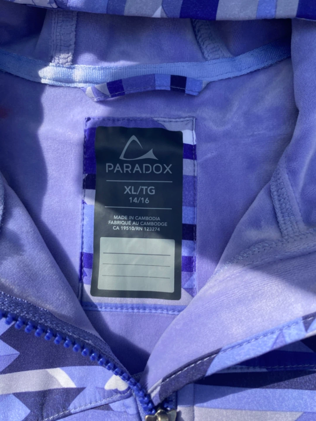 Paradox Girls XL/TG 14/16 Full Zip Jacket - photo 3