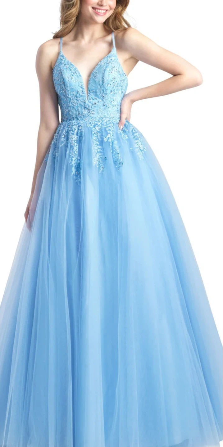 Light Blue Prom Dress - photo 2