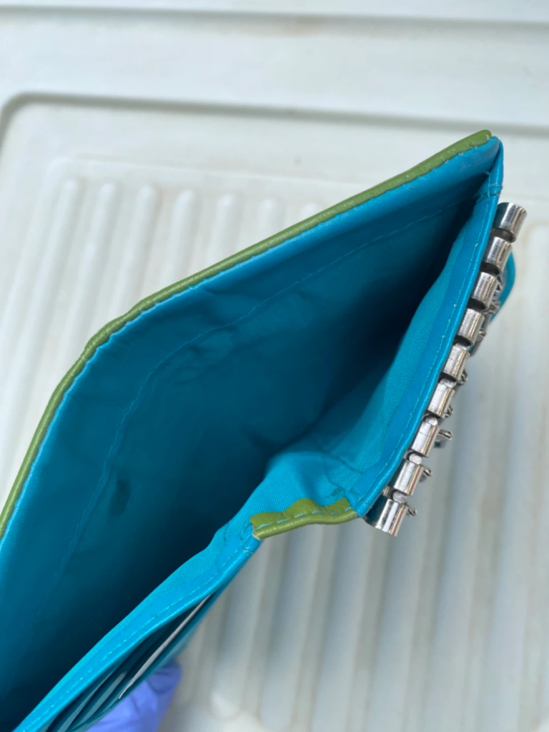 Beverly Hills Polo Club Green and Blue Key Wallet - photo 3