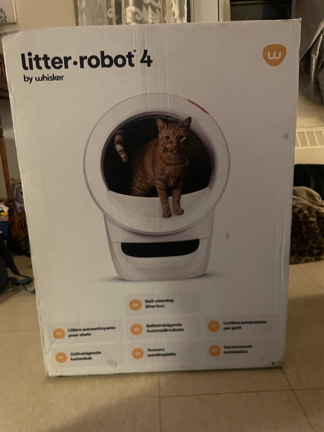 Litter-Robot 4 Self-Cleaning Litter Box by Whisker