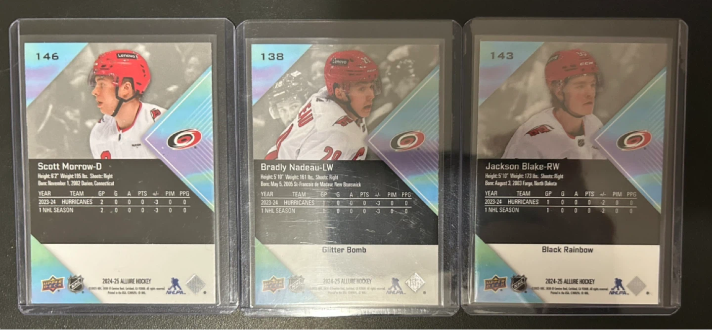 Carolina hurricanes cards - photo 4