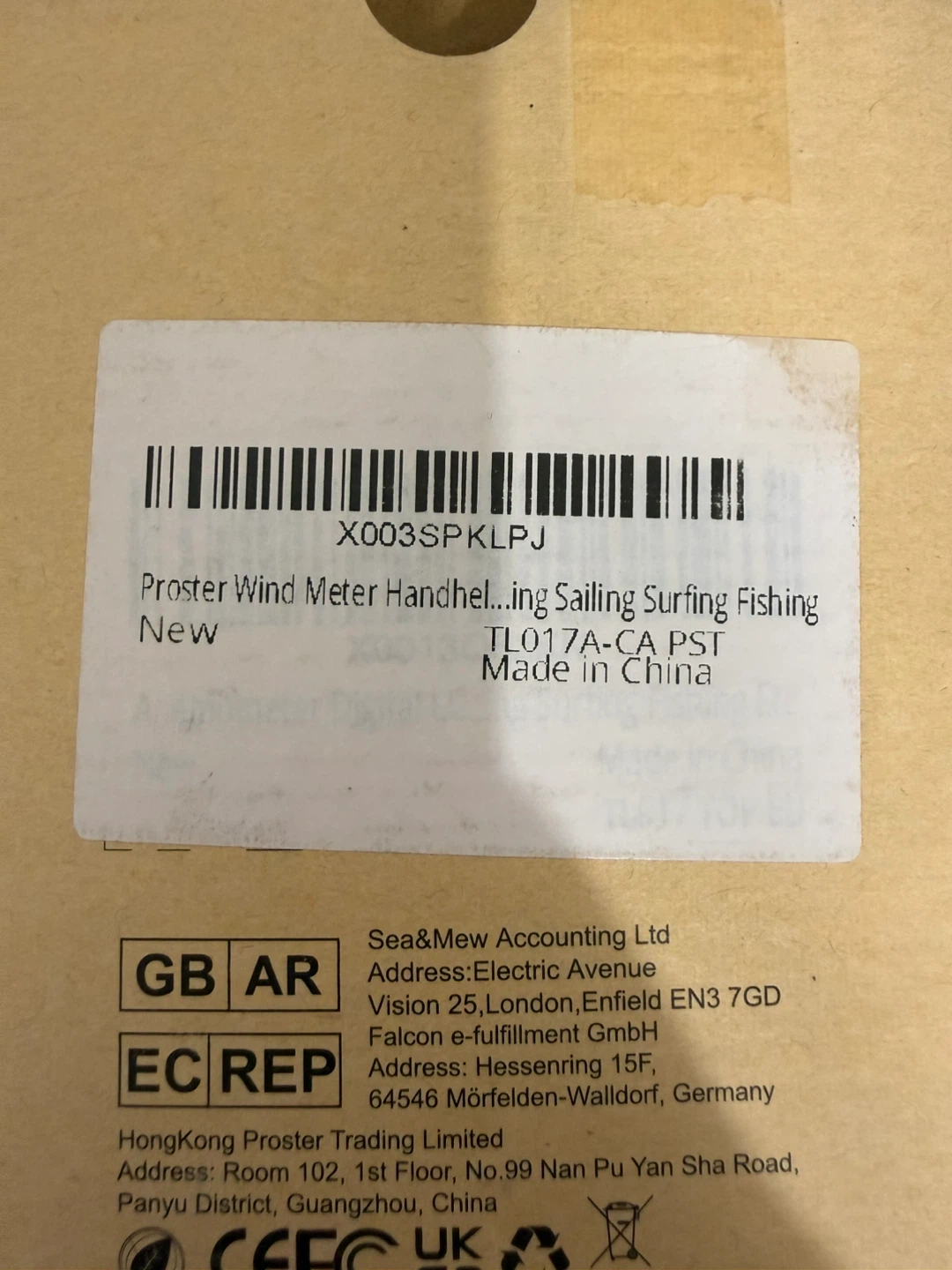 Proster wind meter handheld digital anemometer - photo 2