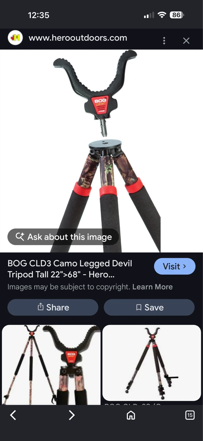 BOG-POD CLD3 Camo Tripod