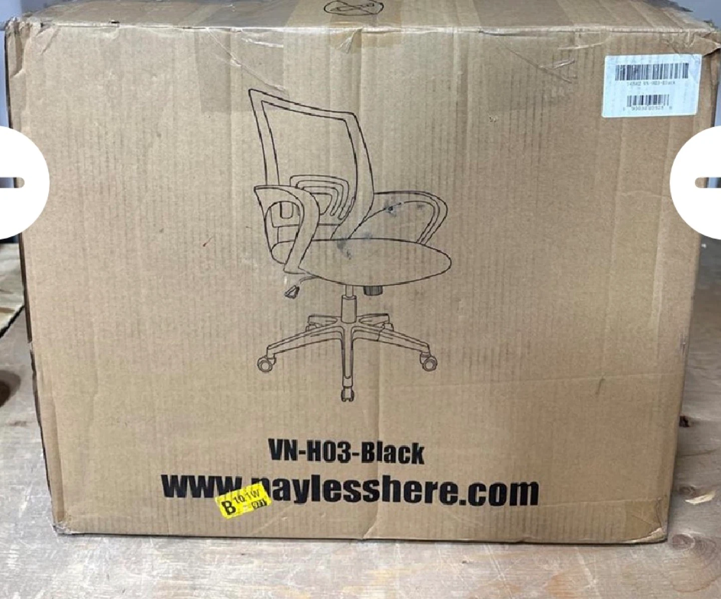 Way Less Here VN-H03 Black Mesh Office Chair - photo 2