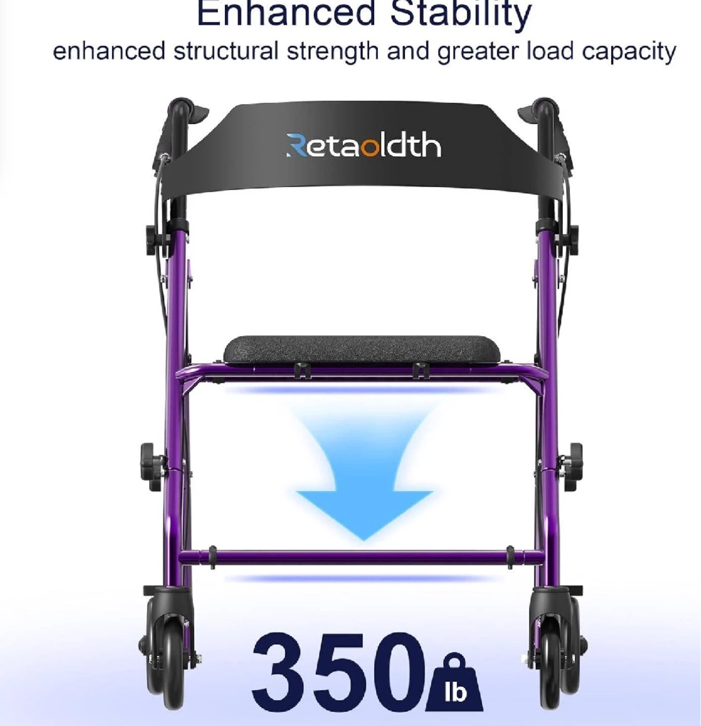 Retaoldth Purple Walker with Seat - photo 3