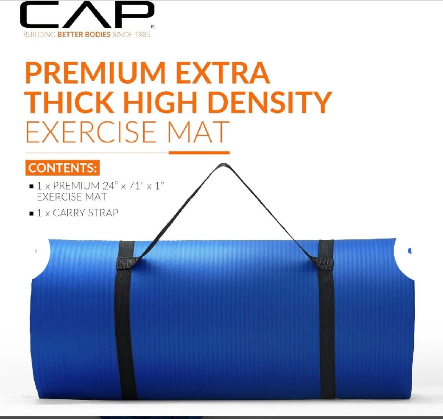 CAP Premium Extra Thick High Density Exercise Mat